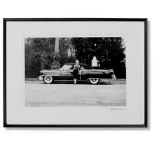 Marilyn Monroe and Black Cadillac by Milton Greene, 1954, gelatin silver print, sold Sep 2011