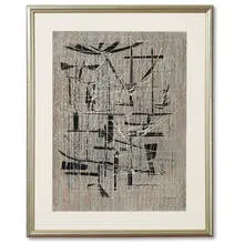 untitled by Jimmy Ernst, 1952, acrylic on paper, sold Sep 2011