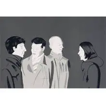 Unfamiliar Image by Alex Katz, 2001, screenprint on wove paper, sold Sep 2011