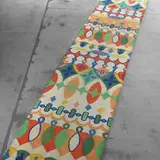 Cynthia Sargent, Bartok carpet, 1987, hand-woven and dyed wool
