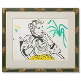 David Hockney, Celia with Green Plant, 1980, lithograph on paper
