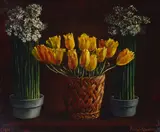 Aleix, Le panier aux tulips aux narcisses