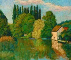 Harry Lachman, L'Indre Touraine, oil on canvas