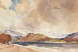 William Russell Flint, A snow blizzard Ardlui near Loch Lomond