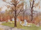 Various Artists, Two works:, oil on Masonite