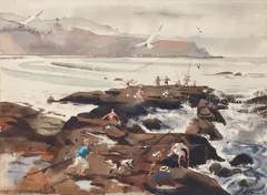 Lee Blair, Fishers on a jetty
