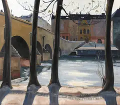 Ulrik Hendriksen, Broen, oil on canvas