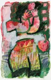 Théo Tobiasse, Eve et la pomme, n.d., Lithograph in colors on wove paper