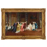 Paul Lé on Jazet, The heir, oil on canvas