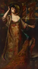 Jules R. Mersfelder, Vanity, oil on canvas