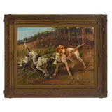 Edmund Henry Osthaus, Two pointers in a landscape