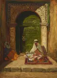 Addison Thomas Millar, Porte Turque, old palace Alger