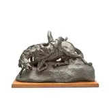 John Graham Lough, bronze figure group depicting Ivan Mazeppa, bronze