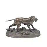 Jules Moigniez, BRONZE MODEL OF A POINTER