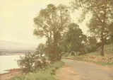 Loch Fyne, Argyll by George Houston Rsa Rsw Rgi, oil on canvas, sold Feb 2023