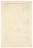 Ein Nest, sein Wappen, seine Zukunft by Paul Klee, 1938, Feder in Braun auf Briefpapier, vom Künstler auf Karton aufgezogen, sold Jun 2012