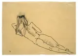 Oskar Kokoschka, Liegende Frau
