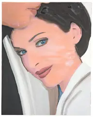 Eberhard Havekost, Harmonie X, 1997, Tempera auf Papier (Seite einer Zeitschrift), auf Pappe montiert