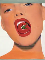 Eberhard Havekost, Beauty, 1997, Tempera auf Papier (Seite einer Zeitschrift), auf Pappe montiert