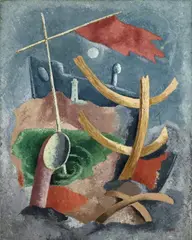 René (Renato) Paresce, Ohne Titel, 1933, Öl auf Leinwand