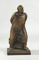 Der Spaziergänger by Ernst Barlach, 1912, Bronze mit gelbbrauner Patina. Höhe: 51 cm (20 ⅛ in.), sold May 2011