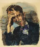 Ludwig Meidner, Portrait des Dr. Lobbe