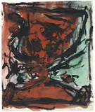 Georg Baselitz, Ohne Titel, 1984, Gouache und Tusche auf Bütten