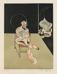 Francis Bacon, Seated Figure, 1983, Farbaquatinta auf Velin