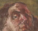 Marwan, Kopf, 1975, Öl auf Leinwand