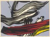 Roy Lichtenstein, Brushstrokes, 1967, Farbserigrafie auf Papier