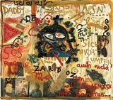 Viel Glück U. SKASMN' bei Deinem Neuem DEPUTY gez. GAMESAKE der 14. by Jonathan Meese, 2006, Öl, Collage, Kunstharz und Assemblage auf Leinwand, sold Nov 2009