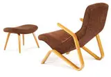 Eero Saarinen, Grasshopper chair and ottoman