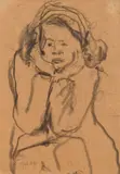 Enzo Masieri, Untitled, c. 1910, Charcoal on paper