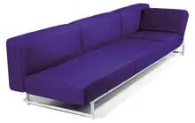 Piero Lissoni, Sofas (2), 2001-02, Steel frame with fabric upholstery
