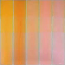 Richard Anuszkiewicz, Gilt Order, 1969, Acrylic on canvas