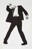 Robert Longo, Rick, 1994, Lithograph on Arches Cover paper