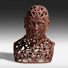 John Woodward, Untitled, 2004, painted ceramic