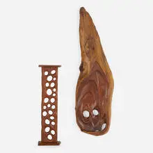 James Martin, Screen and plaque, American black walnut