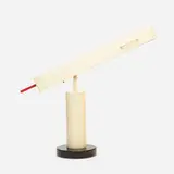 Madison desk lamp by Ettore Sottsass, 1979, enameled metal, plastic, sold Mar 2021