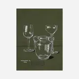 Modern, Glassware drawing