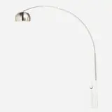 Floor lamp by Achille & Pier Giacomo Castiglioni, c. 1990, Carrara marble, stainless steel, aluminum, sold Mar 2021
