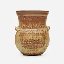 Michael Casson, Lidded vessel, c. 1980, glazed stoneware