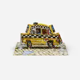 Red Grooms, Ruckus Taxi (Mini), lithograph