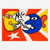 Alexander Calder, McGovern for McGovernment, 1973, lithograph in colors