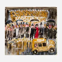 Rex Ashlock, After the Play, c. 1960, gouache on paper