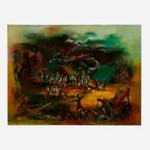 Sidney Gross, Victory Song, c. 1945, oil on canvas
