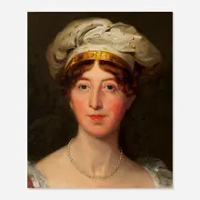 Sir Thomas Lawrence, Lady Elizabeth Lowther (Mrs. William Bentinck), oil on board