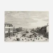 Canaletto, Mestre, c. 1740, etching