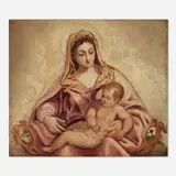 attribution Jacopo Robusti (Tintoretto), The Madonna and Child, oil on canvas