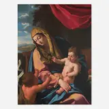 Simon Vouet, The Virgin and Child with the Infant Saint John, oil on canvas